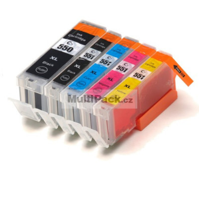 (5pack) CANON PGI-550 CLI-551 XL multipack do tiskárny Canon - kompatibilní