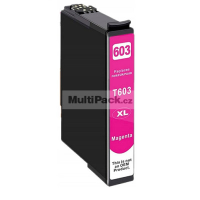 EPSON 603XL magenta ( 603 XL / C13T03A34010) - kompatibilní náplň do tiskárny Epson