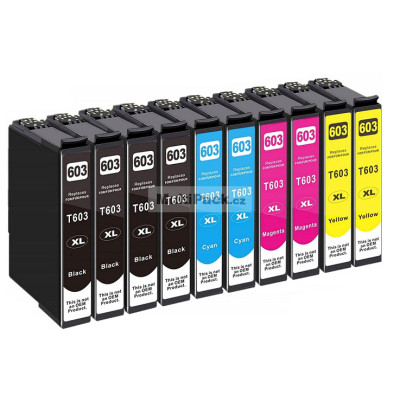 (10pack) EPSON 603XL multipack - kompatibilní náplně do tiskárny Epson