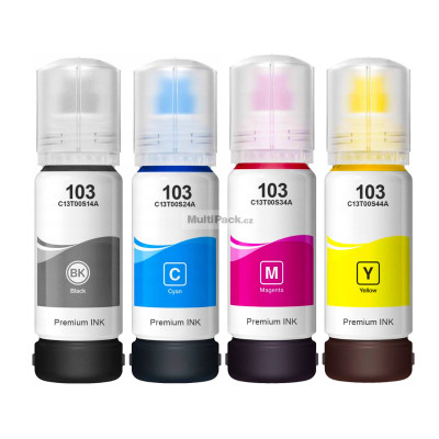 (4pack) EPSON 103 multipack ( C13T00S64A ) - kompatibilní náplně do tiskárny Epson