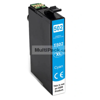 EPSON 502XL cyan ( 502 XL dalekohled / C13T02W24010 ) - kompatibilní náplň do tiskárny Epson