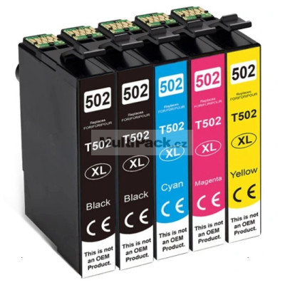 (5pack) EPSON 502XL multipack ( dalekohled ) - kompatibilní náplně do tiskárny Epson